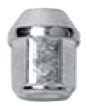 Mutteri 7/16” 34mm kartio:60° AV19 kirkas